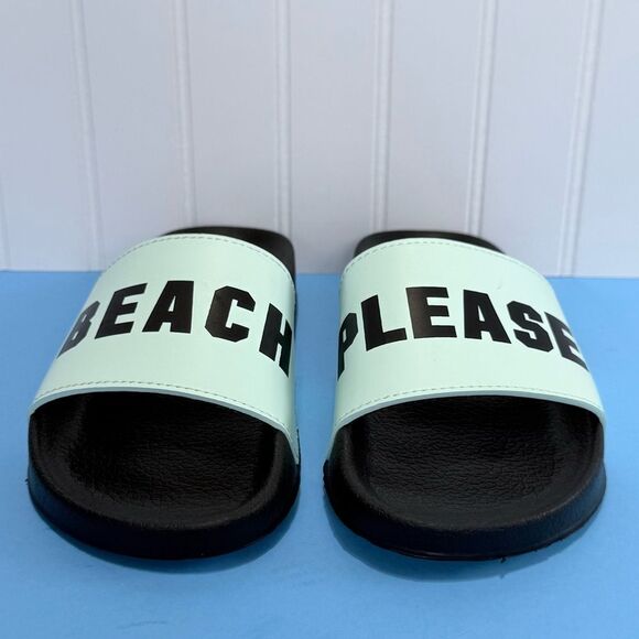 Beach Please Women’s Mint Slide Sandals Size M 7 - Picture 8 of 15